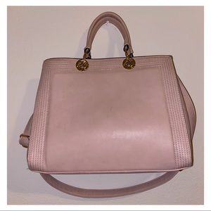 Light pink tote purse